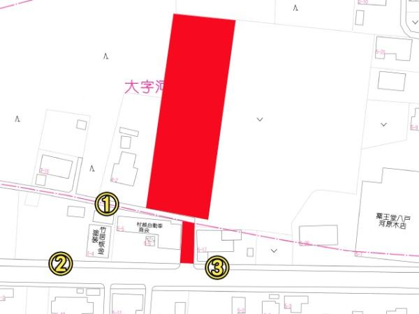 八戸市大字河原木字二階堀の土地