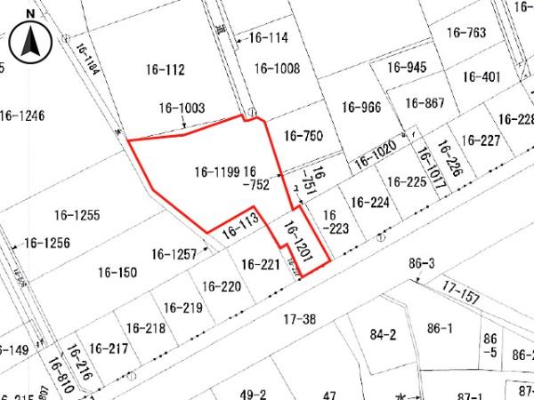 十和田市東二十二番町　住宅用・事業用売土地　3511（A）