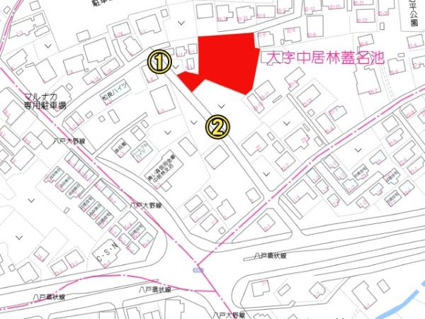 八戸市大字中居林字蓋名池の土地
