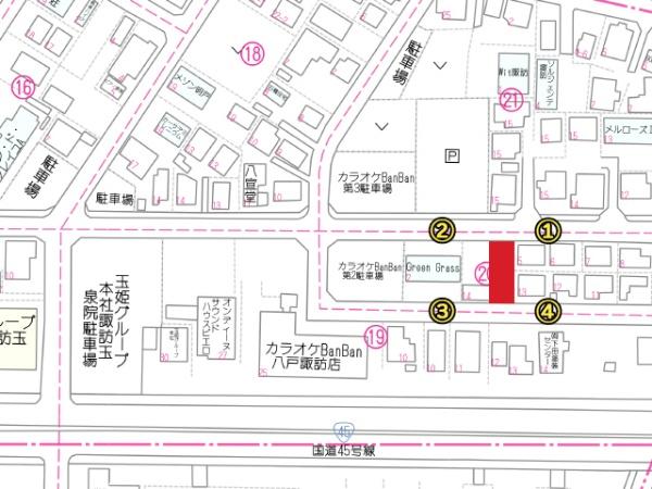 八戸市諏訪３丁目の土地