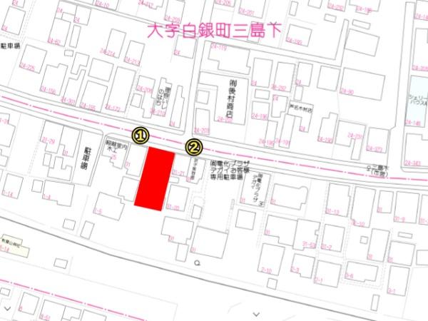 八戸市大字白銀町字大沢片平の土地