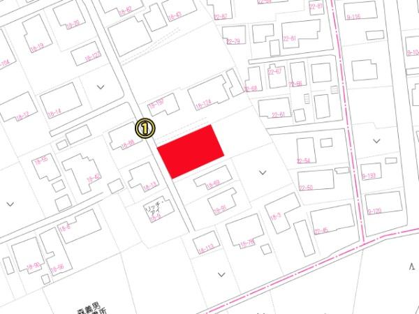 八戸市大字鮫町字上盲久保の土地