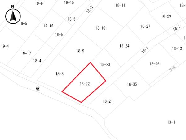 八戸市田面木前平　住宅用売土地　3560（A）
