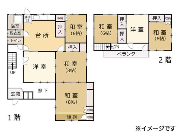 八戸市新井田八森平　中古住宅　6254（S）