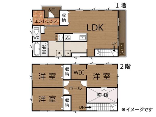 八戸市西白山台四丁目　中古住宅　6264（S）