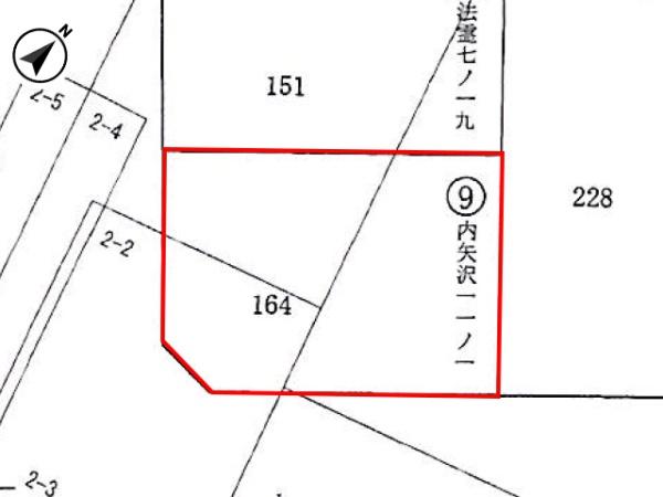 八戸市尻内町内矢沢　住宅用売土地　3578（A）