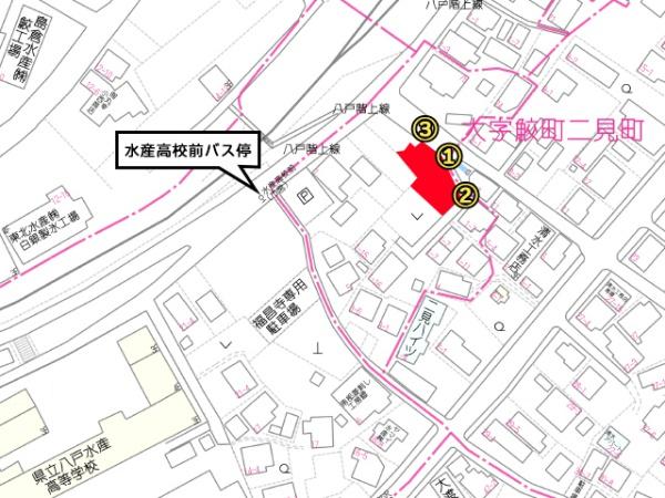 八戸市大字鮫町字林通の土地