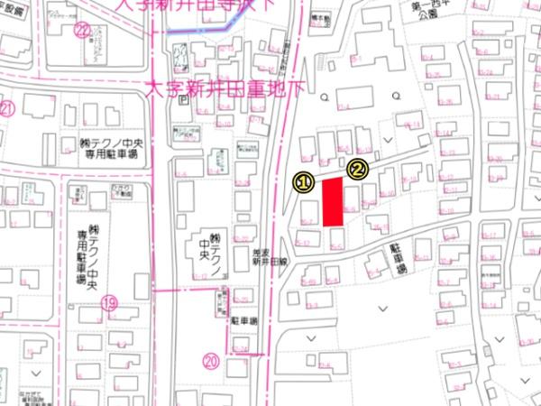 八戸市大字新井田字西平の土地