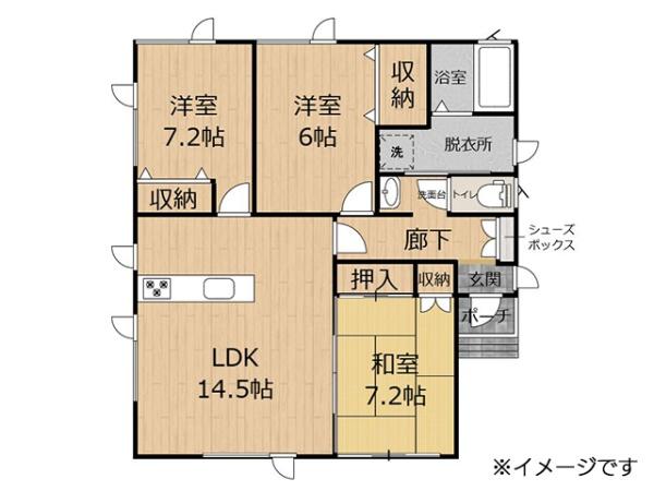 八戸市長苗代窪田　中古住宅　6271（S）