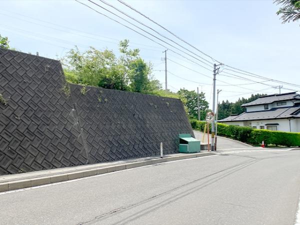 八戸市桜ケ丘2丁目の土地(現地土地写真)