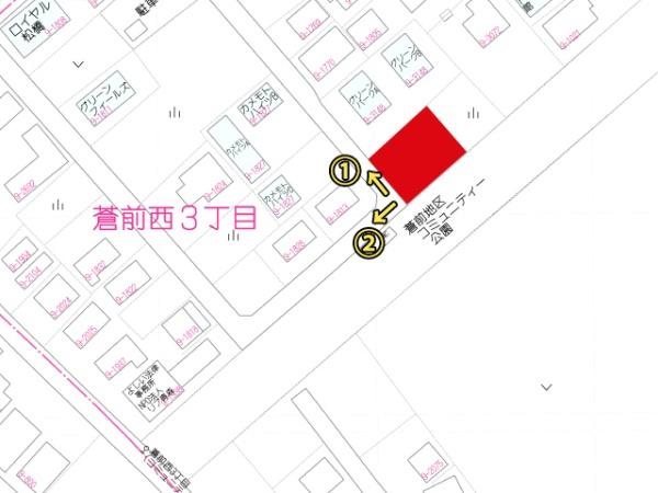 三戸郡階上町蒼前西３丁目の土地