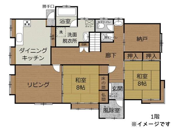 三戸郡南部町大字大向字田ノ尻の中古一戸建て