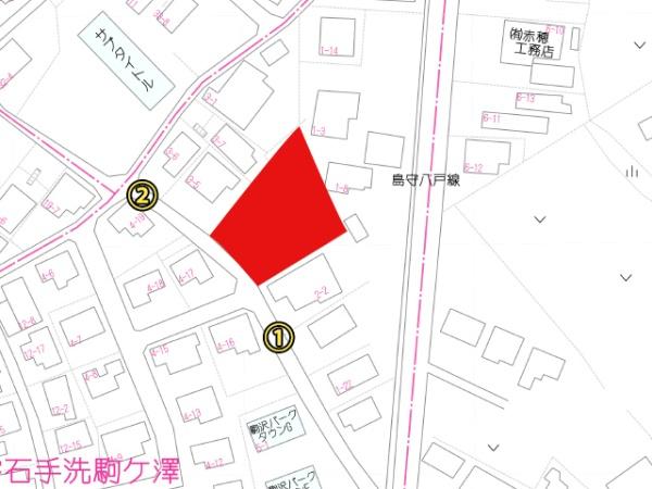 八戸市石手洗駒ヶ沢　住宅用売土地　3616（O）