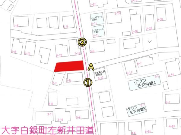 八戸市大字白銀町字左新井田道の土地