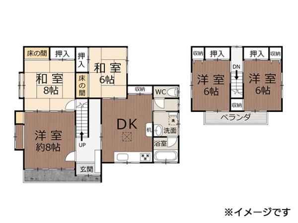 八戸市大字新井田字松山の中古一戸建て