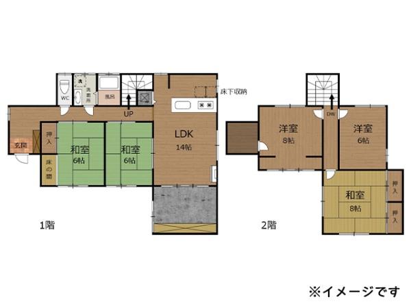 八戸市大字新井田字石動木の中古一戸建て