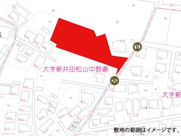 八戸市大字新井田字松山中野場の土地