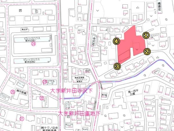 八戸市大字新井田字寺沢の土地