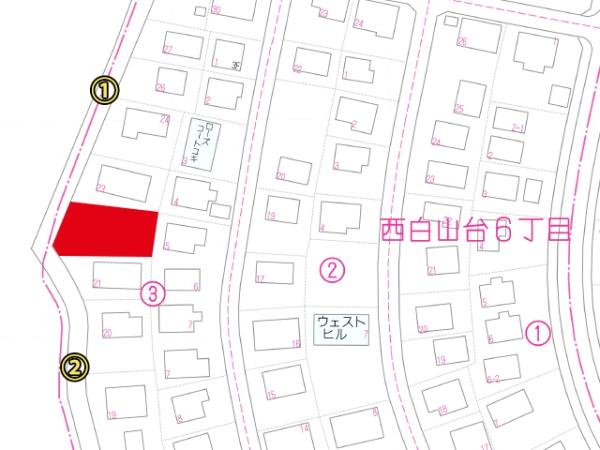 八戸市西白山台６丁目の土地