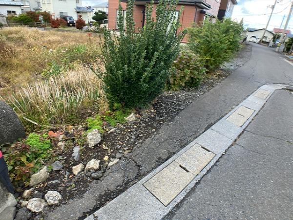 八戸市大字新井田字鷹待場の土地(現地土地写真)