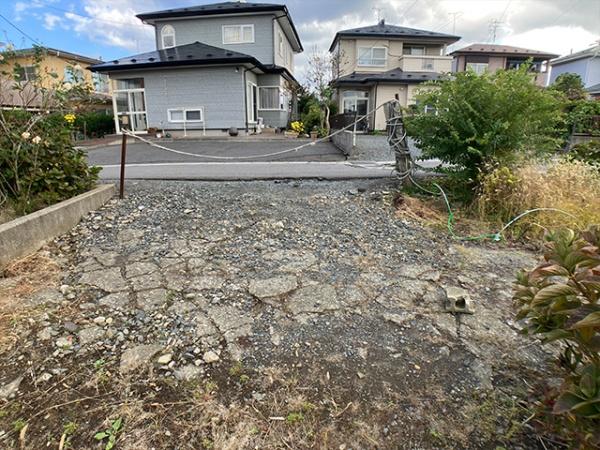 八戸市大字新井田字鷹待場の土地(現地土地写真)
