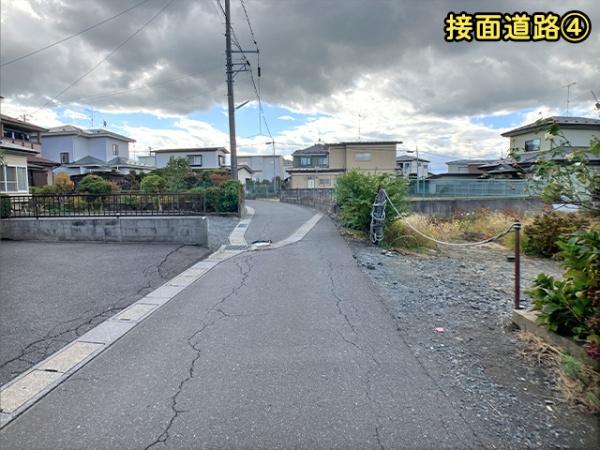 八戸市大字新井田字鷹待場の土地(前面道路含む現地写真)