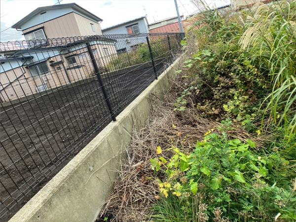八戸市大字白銀町字堀ノ内の土地(現地土地写真)