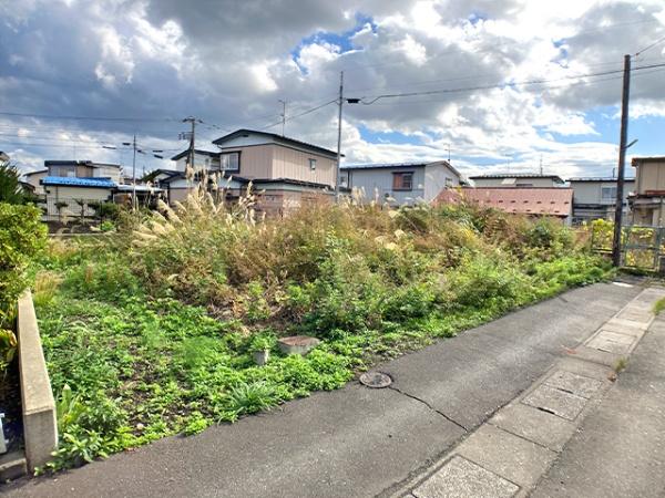 八戸市大字白銀町字堀ノ内の土地(現地土地写真)