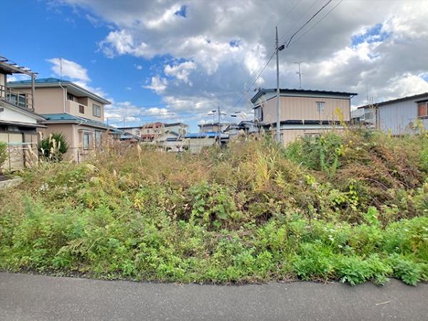 八戸市大字白銀町字堀ノ内の土地(現地土地写真)