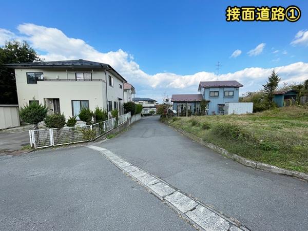 八戸市吹上6丁目の土地(前面道路含む現地写真)
