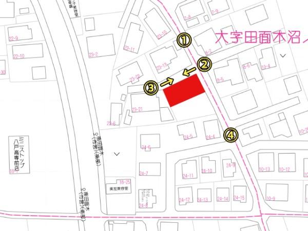 八戸市大字田面木字美濃助平の土地