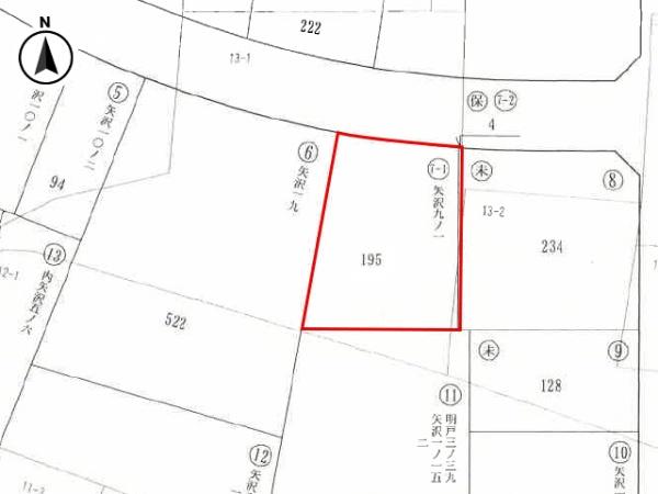 八戸市尻内町矢沢　住宅用売土地　3707（A）