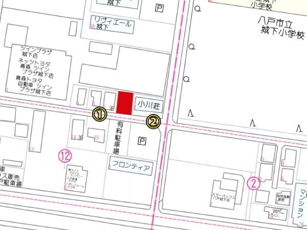 八戸市城下３丁目の土地