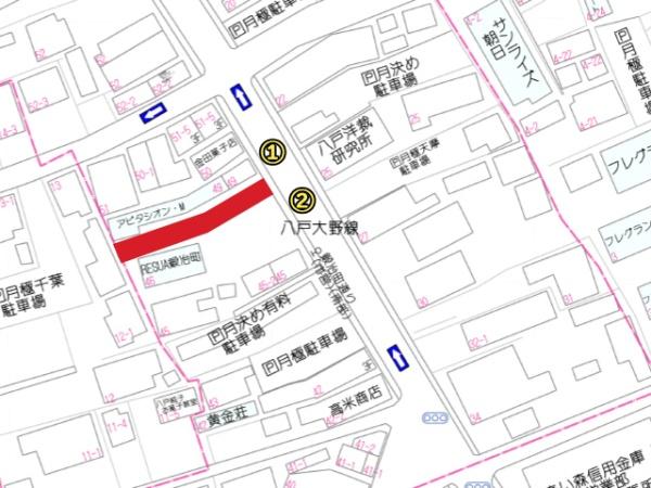 八戸市大字鍛冶町の土地