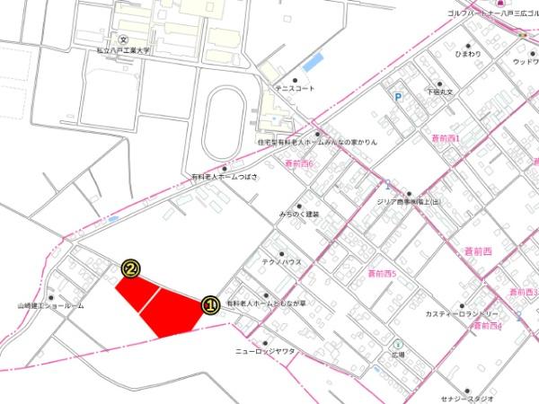 三戸郡階上町蒼前西６丁目の土地