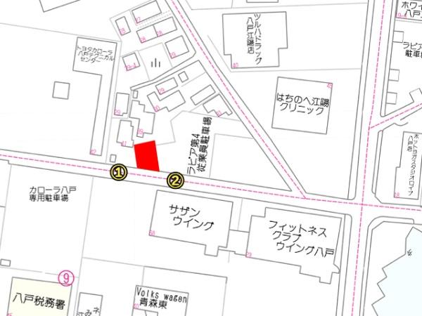 八戸市江陽２丁目の土地