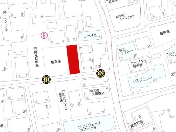 八戸市内丸３丁目の土地