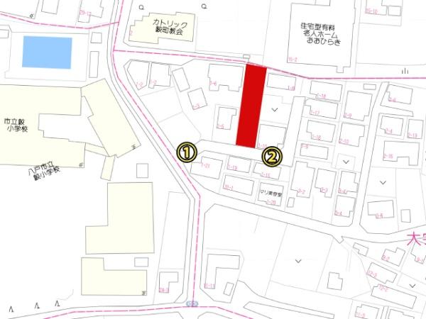 八戸市大字鮫町字ハン木沢の土地