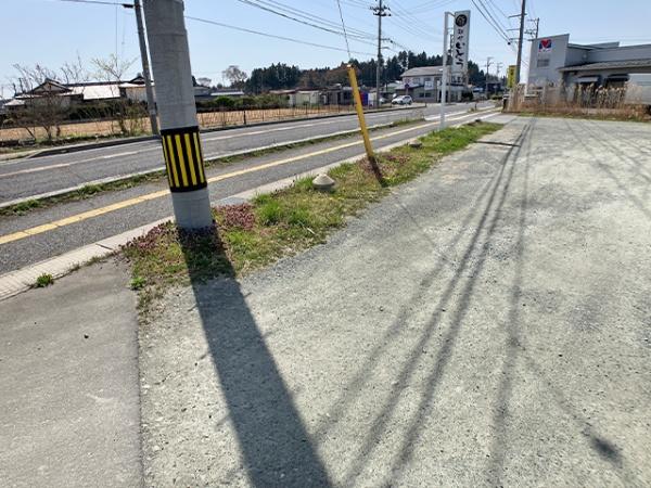 八戸市八幡上樋田　店舗付き売土地　3737（S）