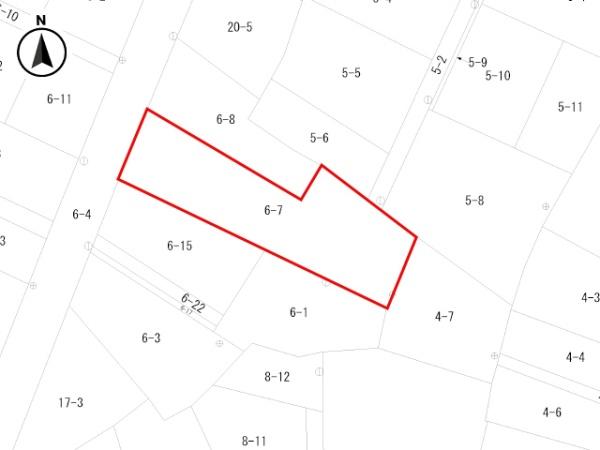 八戸市大字白銀町字左岩淵通の土地