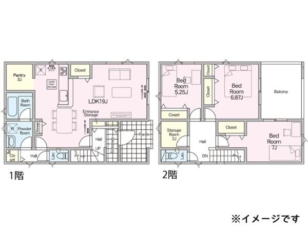 八戸市一番町　分譲戸建　クレイドルガーデン2号棟　T07（S