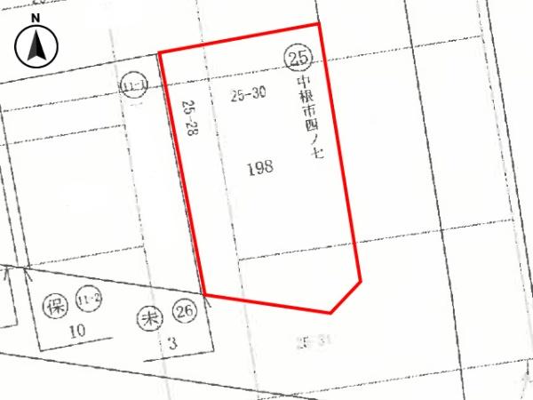 八戸市大字尻内町字中根市の土地