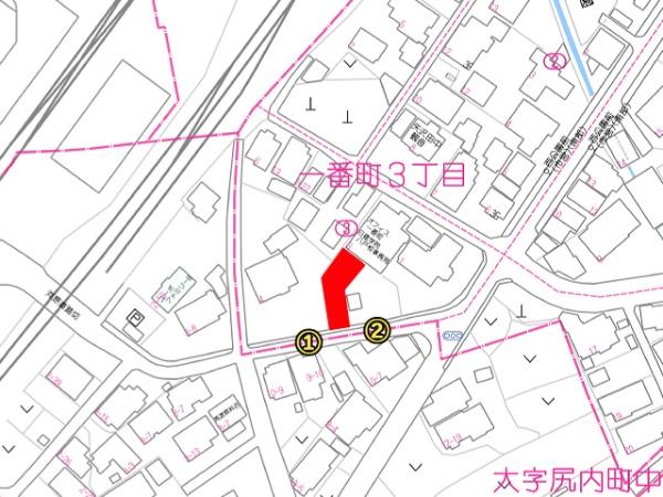 八戸市一番町３丁目の土地