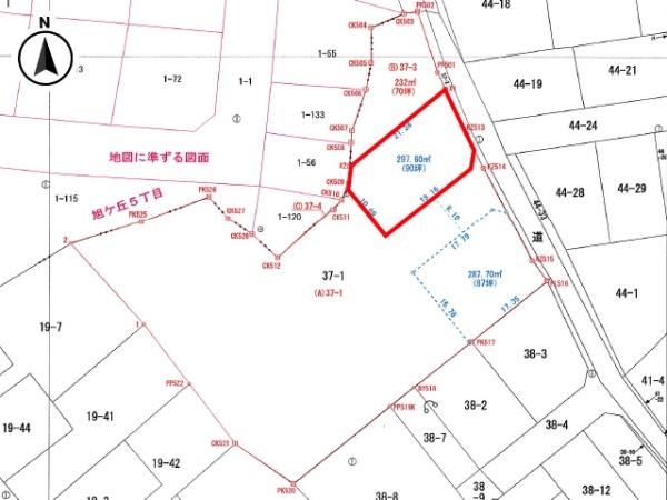 八戸市大字新井田字外久保の土地