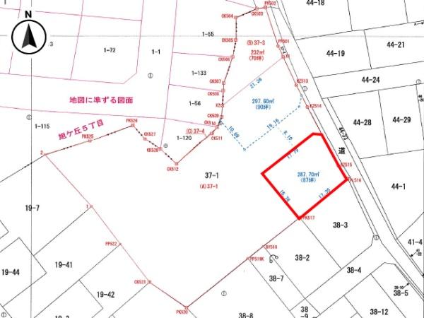八戸市大字新井田字外久保の土地