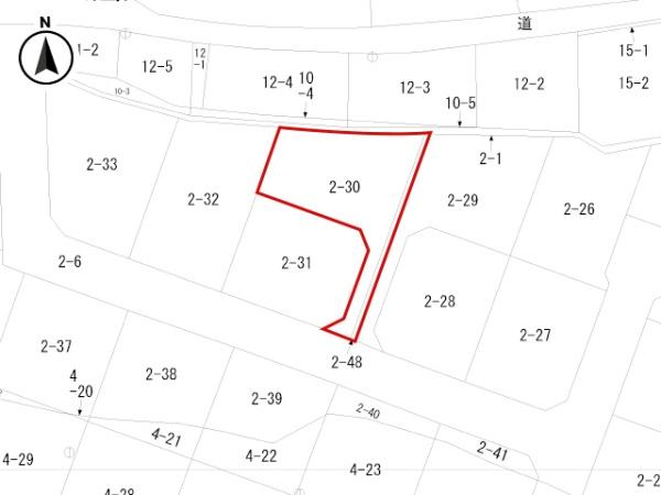 八戸市大字新井田字松山の土地
