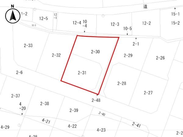 八戸市大字新井田字松山の土地