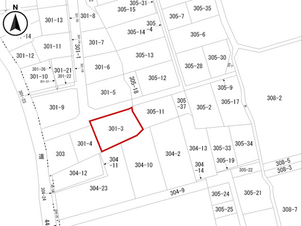 八戸市柏崎一丁目　住宅用売土地　3036（O）