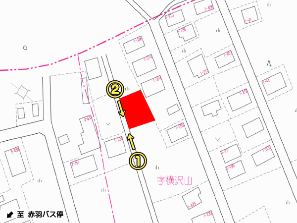 三戸郡階上町大字道仏字横沢山の土地