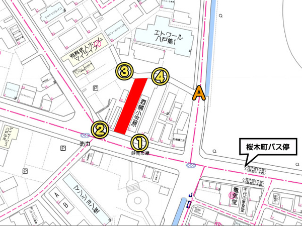 八戸市売市１丁目の土地